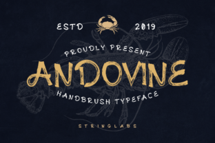 Andovine: A Vintage Display Font for Crafting Authentic Brands