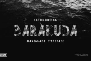 Barakuda: A Bold Handmade Display Font That Commands Attention