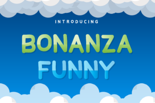 Bonanza Funny: A Display Font for Bold Web Branding