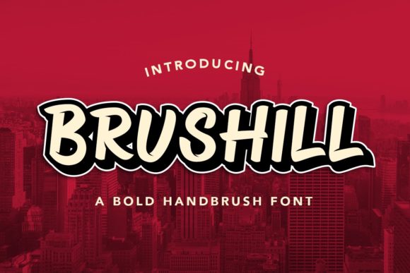 Brushill: A Display Font That Brings Urban Energy to Web Design