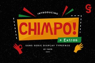Chimpo: A Playful Display Font for Makers