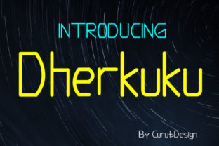 Dherkuku: A Modern Display Font for Digital Interface Design