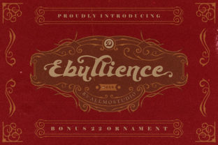 Ebullience Display Font: A Fun Typeface for Memorable Branding