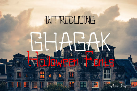 Ghagak: The Spooky Display Font for Creative Web Projects