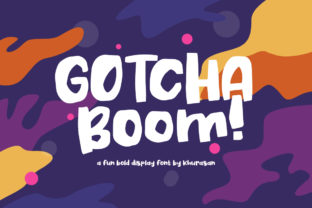 Gotcha Boom: The Playful Display Font for Your Brand’s Holiday Spirit