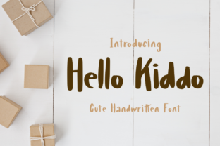 Hello Kiddo: A Handwritten Font for Playful Editorial Design