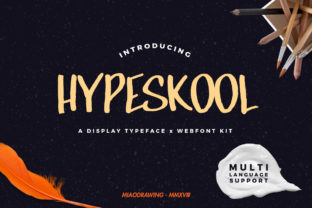 Hypeskool: A Display Font That Makes a Brand Look Polished