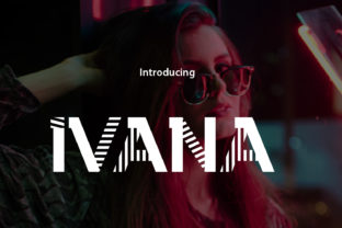 Ivana: A Bold Display Font for Crafters and Product Sellers