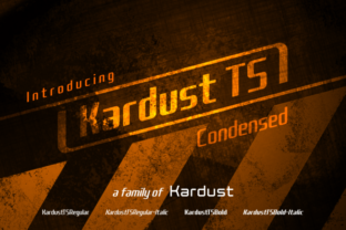 Kardust TS: A Dynamic Display Font for Bold Branding