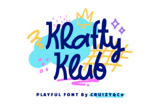 Krafty Klub: A Playful Display Font That Brings Brands to Life