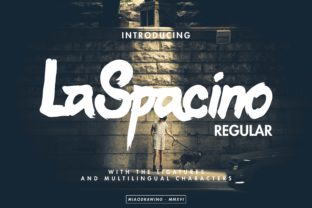 LaSpacino Typeface: A Bold Brush Font for Memorable Branding
