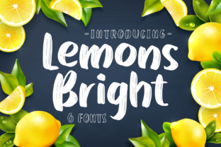 Lemons Bright: A Sweet Display Font for Makers