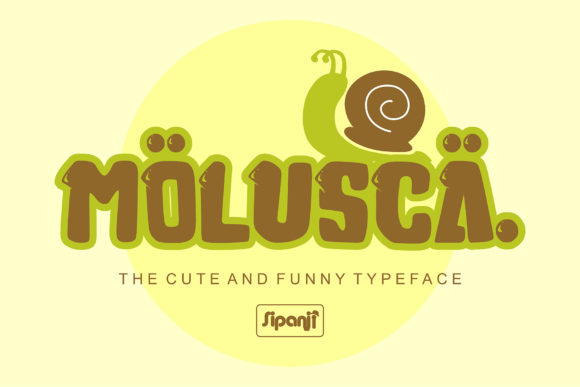 Molusca: A Playful Display Font for Bold Campaigns