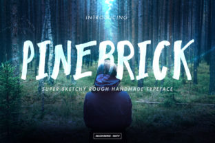 Pinebrick: The Raw Display Font for Scroll-Stopping Visuals