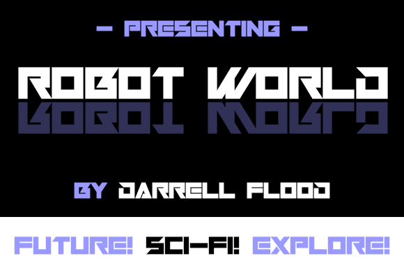 Robot World: A Sharp Futuristic Font for Bold Branding