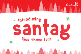 Santay Brings a Playful Christmas Display Font to Editorial Design
