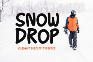 Snow Drop: A Winter Display Font for Marketers