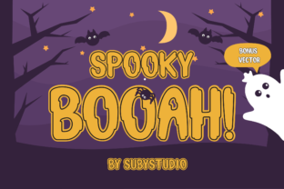Spooky Booah: A Handmade Display Font Full of Halloween Charm