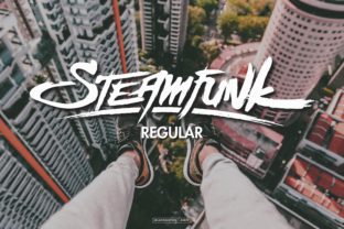Steamfunk: A Bold Display Typeface for Digital Designers