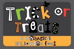 Trick or Treats: A Halloween Display Font for Campaigns