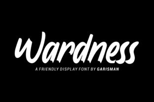 Wardness: A Bold Display Font with Cool, Confident Energy