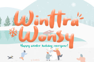 Winttra Wonsy: A Sweet Winter Display Font for Editorial Charm